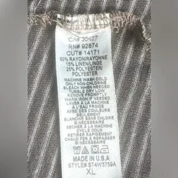 Anthropologie Splendid Womens Striped Flyaway Open Front Cardigan X-Large - Picture 6 of 12